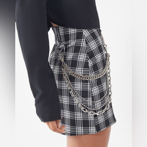 I.AM.GIA Madison Plaid Mini Skirt Small - Picture 2 of 12